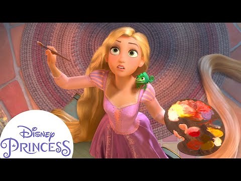 What's the Secret to Making Rapunzel's Favorite Paint? | Disney Princess