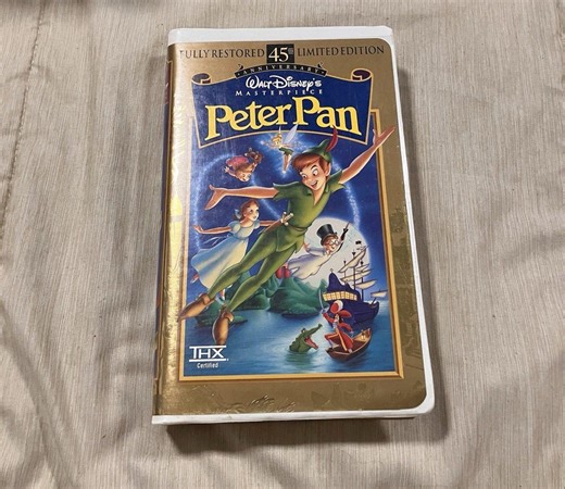 Peter Pan VHS Disney Video Masterpiece 45th Limited Edition Clamshell Tested - Etsy