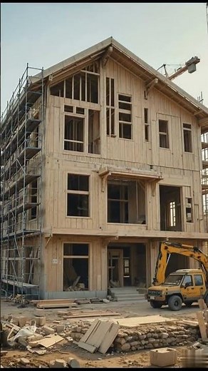 Modern House Construction in Augmented Reality: Stunning Step-by-Step 4K Timelapse