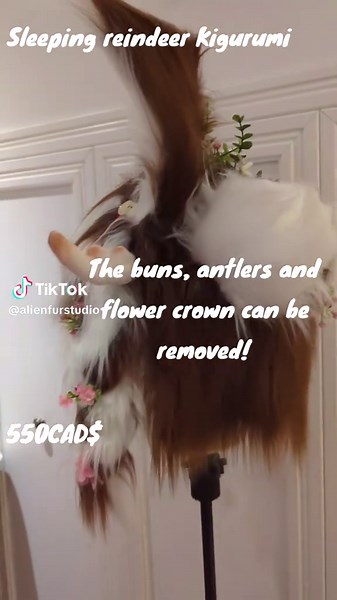 Finished Sleeping Reindeer Kigurumi for Sale