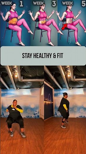 Chair Dancing That Feels Like Therapy 💃💖 No jumping. No guilt. Just joy.