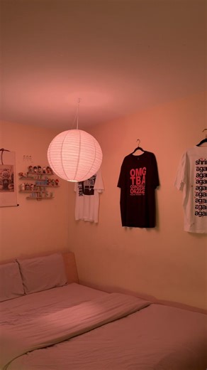 multiple warm color lamps over one big overhead light #lightingdesign