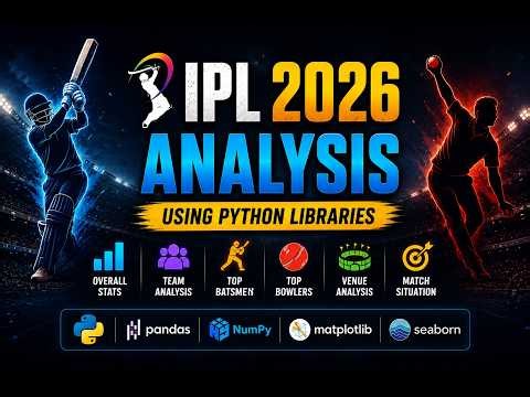 IPL 2026 Data Analysis Using Python | Complete EDA Project