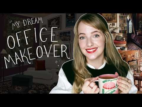 designing my dream writer's room with me! 📖 witchy, ghibli, dark academia