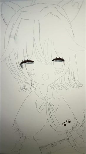 #イラスト リズムに合わせて瞬きするやつ！音ズレしすぎて草