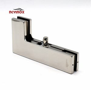 [Hot Item] Tempered Glass Door Accessories Glass Swing Door Aluminum Top Patch Fitting