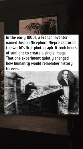 Joseph Nicéphore Niépce: The Birth of Photography #shorts #viral