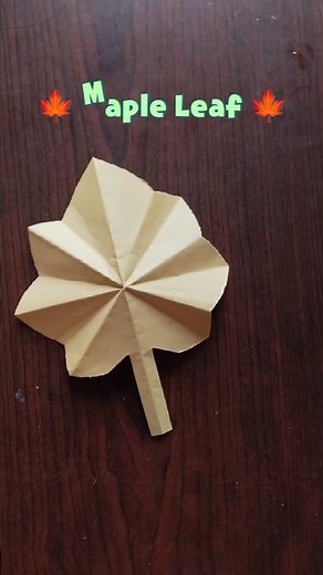 🍁How to make maple leaf 🍁 with easy method #trending #subscribe #youtubeshorts