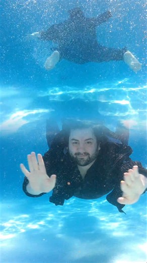 underwater fully clothed #wetlook #swimming #underwater