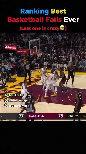 Ranking Best Basketball Fails Ever 😂🏀