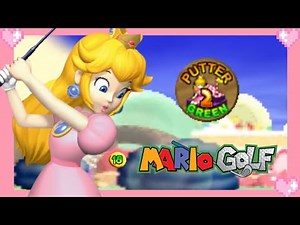 💗 Mario Golf 64 (Peach Castle) Peach Gameplay 💗