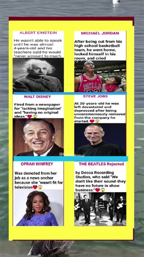 😱♥️These Famous Failures Are Inspiring #shorts #usa #trending