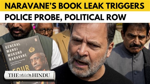 Watch: Unpublished Army Chief memoir sparks political storm, police probe on