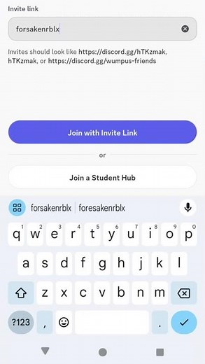 How to Join Forsaken Discord Server on Mobile #roblox #forsaken