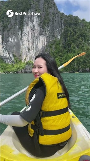 2 Days on Ambassador Cruise in Halong Bay 🚢✨ #Shorts