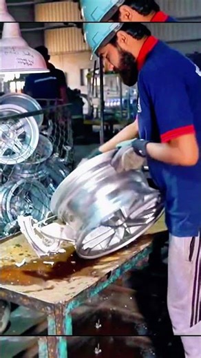 Amazing Alloy Wheel Manufacturing Process | How Car Wheels Are Made in Factory #machine