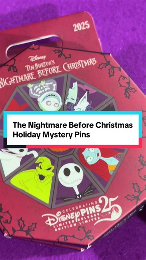 The Nightmare Before Christmas Holiday Mystery Pins