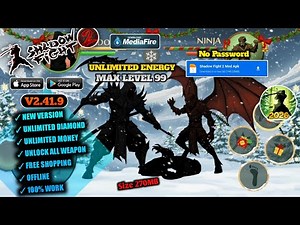 Shadow Fight 2 Mod Apk 2.41.9 Latest Version 2026 -Unlock All Weapons & Unlimited Money