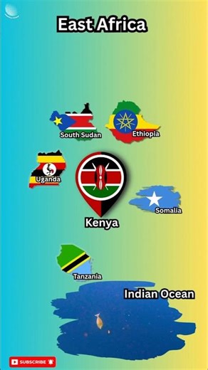 #Find Kenya on the Map! 🌍 | Kenya’s Location & Neighbors#kenya #worldgeographyknowledges