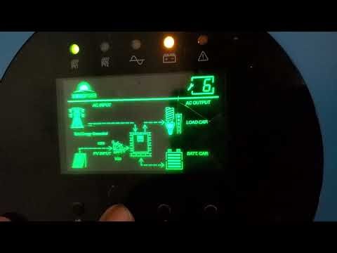 10000 w Sungold Power Inverter Settings.