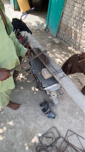 How to Make Steel Rings for Concrete Columns 🏗️ | Rebar Stirrup Bending Process #construction