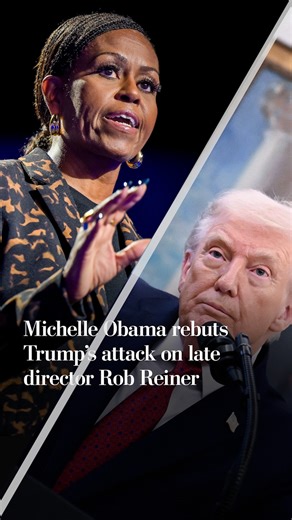 Michelle Obama rebuts Trump’s attack on late director Rob Reiner