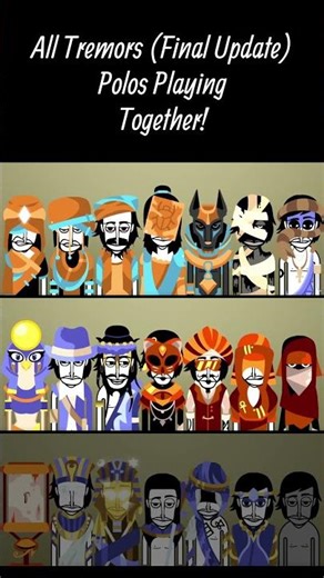 All Tremors (Final Update) Polos Playing Together #shorts #incredibox
