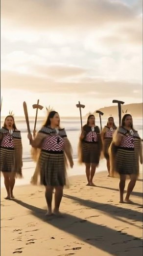 New Zealand traditional dresses #DreamScreenAI #newzealand #fashion