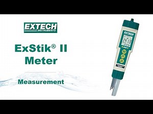 Extech Exstik II EC500 - Measurement