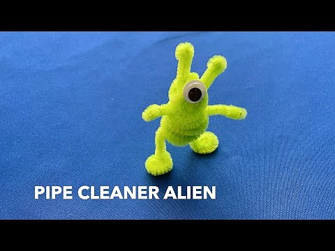How to Make a Pipe Cleaner Alien | Pipe Cleaner Craft