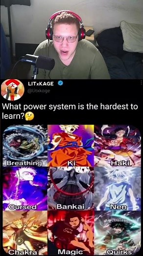 Ranking the most difficult anime powers in fiction 📈 #anime #otaku
