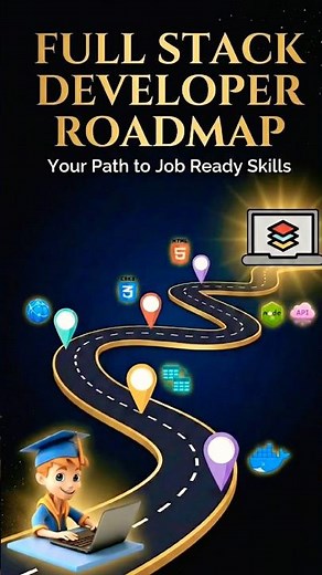Full Stack Developer Roadmap 2026 🚀 | Step-by-Step Guide for Beginners #fullstack #webdevelopment