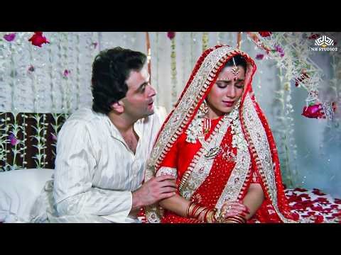 आज हमारी पहली रात है, पर मुझे आपका छूना पसंद नहीं। Rishi Kapoor & Neelam Kothari Kasak Movie Scene