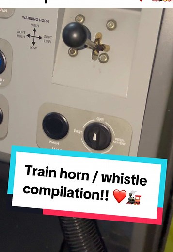 Ultimate Train Horn and Whistle Compilation
