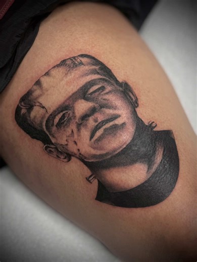 Revealing a Frankensteins Monster Tattoo