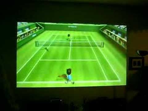 Secret Wii Tennis Singles Play