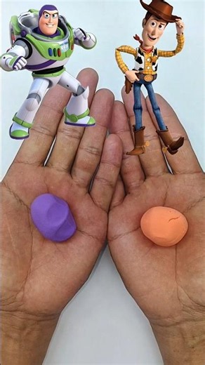 Woody & Buzz Color Mix! 🪵🚀 What color will we get? #satisfying #colormixing