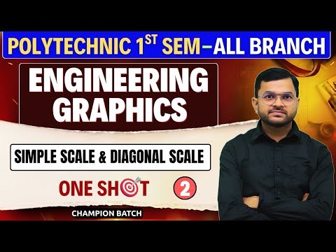 Engineering Graphics ll One Shot-02 l Simple Scale & Diagonal Scale ‪@PolytechnicPathshala‬