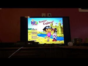 Opening to Dora the explorer Summer Explorer (Explorons l’été) 2007 DVD (Port Elgin copy)