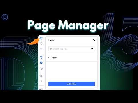 Everything You Need To Know About The Page Manager In Divi 5