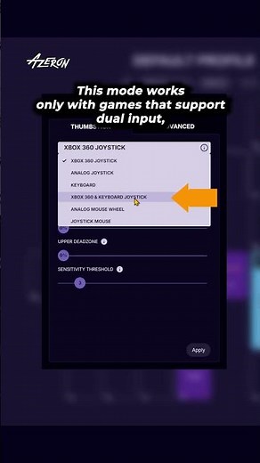 Pick your thumbstick mode #azeron #gamingkeypad #gamingkeyboard #cyborg #azeroncyborg