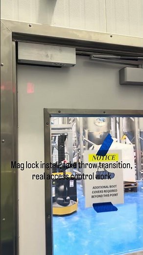 This Mag Lock Install Fought Back