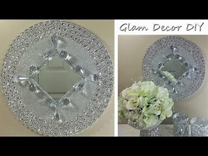 DIY Dollar Tree Easy Glam Wall Mirror
