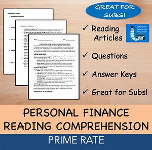 Prime Rate - Personal Finance & Economics - Reading Comprehension