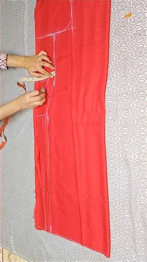 Perfect Kurti Cutting Tutorial ✂️👗 | Easy Method for Beginners 💖 #shorts #kurticutting #tailoring