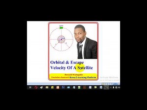 8-Orbital & Escape Velocity Of A Satellite (A-level Physics)