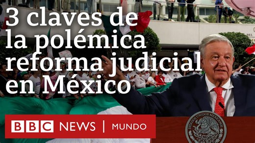 🇲🇽 La reforma judicial en México es considerada el cambio más profundo al poder judicial de los últimos 30 años.⚖️ 🎥 En este vídeo te explicamos qué cambia con la reforma judicial, por qué es polémica y por qué es considerada una parte fundamental del legado que dejará AMLO.👇 | BBC News Mundo