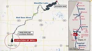 New oil spill footage