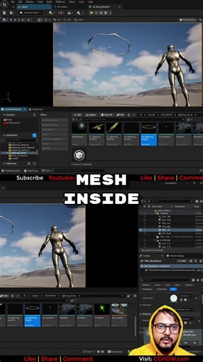 Creating a Dissolving Material in UE5! #shorts