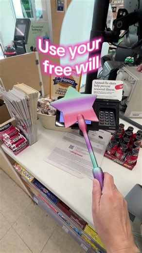 Life hack: When you use a fairy wand for your purchases, you never feel guilt! #FairyWand #FreeWill
